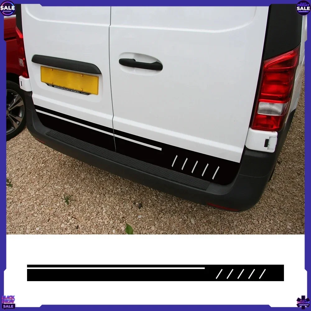 Car Rear Door Sticker for  Vito V Class Viano W638 W639 W447 Marco Polo Camper Van Vinyl Decals Tuning Accessories