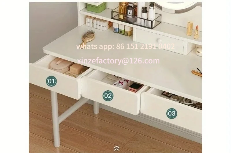 Customizable bedroom simple modern small apartment makeup table makeup table dressing small light