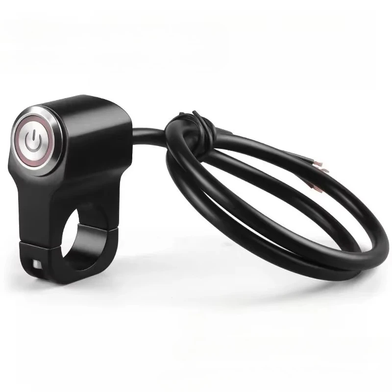 Universal Motorcycle Handlebar Switch, Headlight Spotlight ON OFF Power Button for ATV Dirt Bike Electric Bike