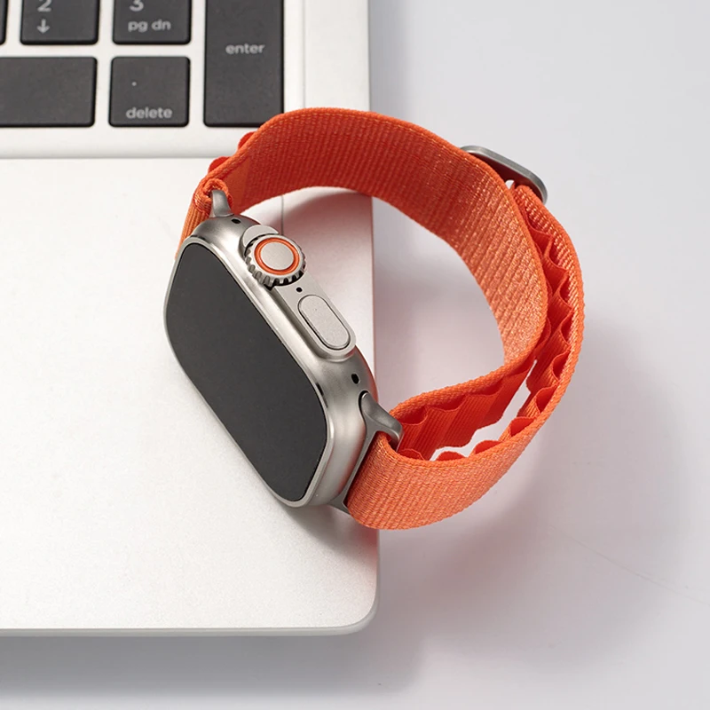 Alpine Loop Strap for Apple Watch Band Ultra 49mm 10 46mm 44mm 40mm 42mm 41mm 45mm Metal Bracelet iwatch SE series 9/5/7/4/3/8/6