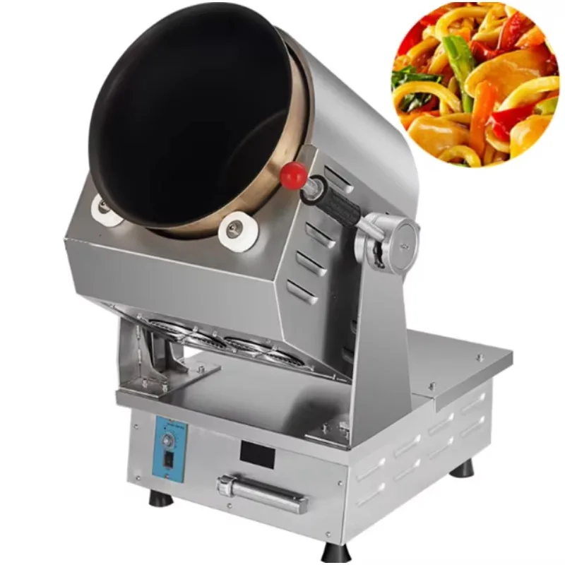 Fast Food Restaurant  Engine-Powered Automatic Fried Rice Wok Intelligent Stir Fry Cooking Robot Commercial Bakery Cooking