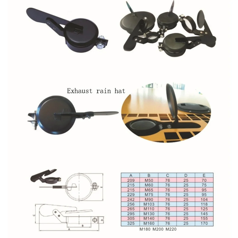 Muffler Weather Shield Rainproof Chimney Cap For Outdoor Generator Use As The Picture Weather Resistant Design
