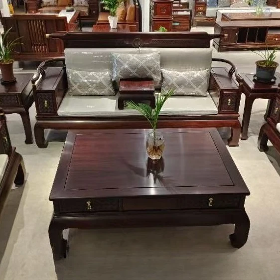 Massief houten theetafel