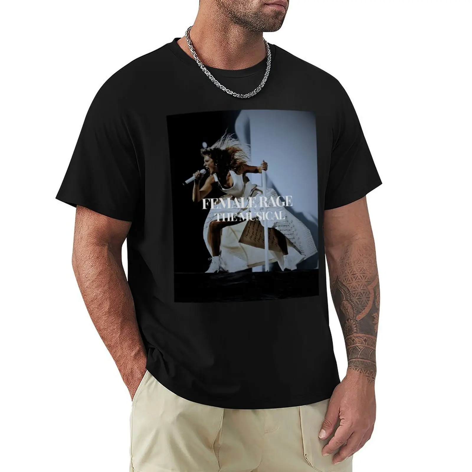 

Female Rage The Musical Aesthetic Woman Feminine Rage T-Shirt topping men t shirt