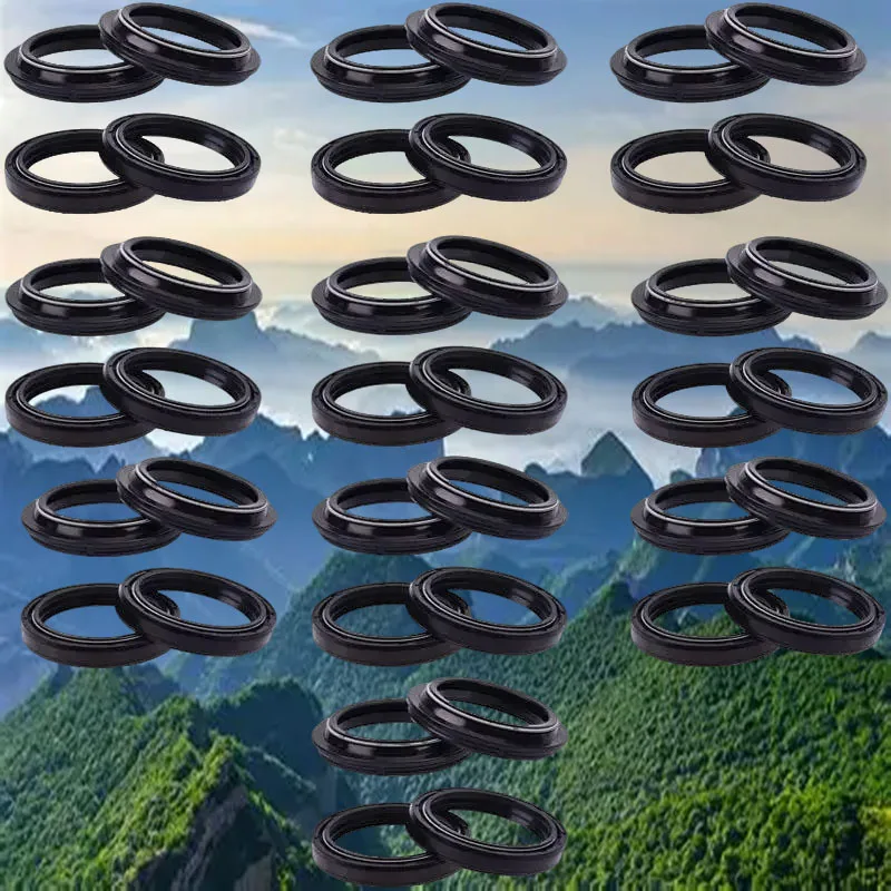 

43x55x9.5/10.5 Front Fork Damper Oil Seal Dust Seal For Honda VFT800 CB1000 VFR1200 CTX1300 ABS VFT 800 CB 1000 VFR 1200 CTX