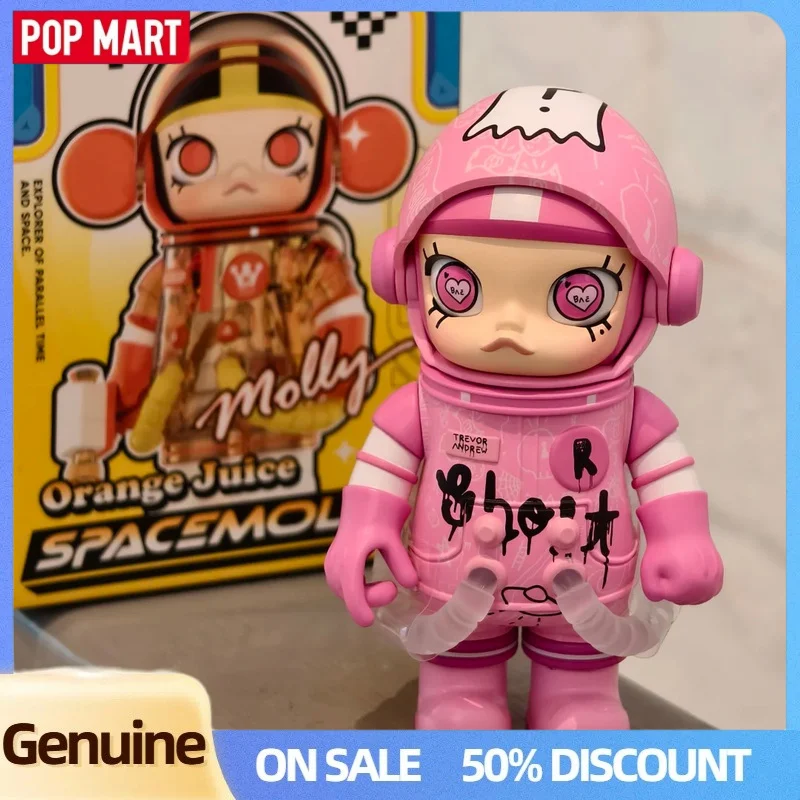 

Подлинная POPMART Mega Space Molly, 100% серия v4, слепая коробка, Kawaii, модель из ПВХ, игрушки, украшение для рабочего стола, коллекция Mystery Box, игрушка в подарок