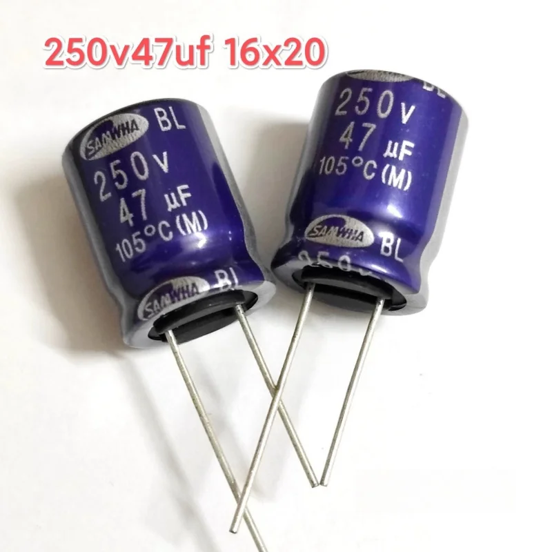 10PCS brand new original imported SMAWHA Sanhe BL high-frequency 200V 250V 33uf/68uf/47uf electrolytic capacitors