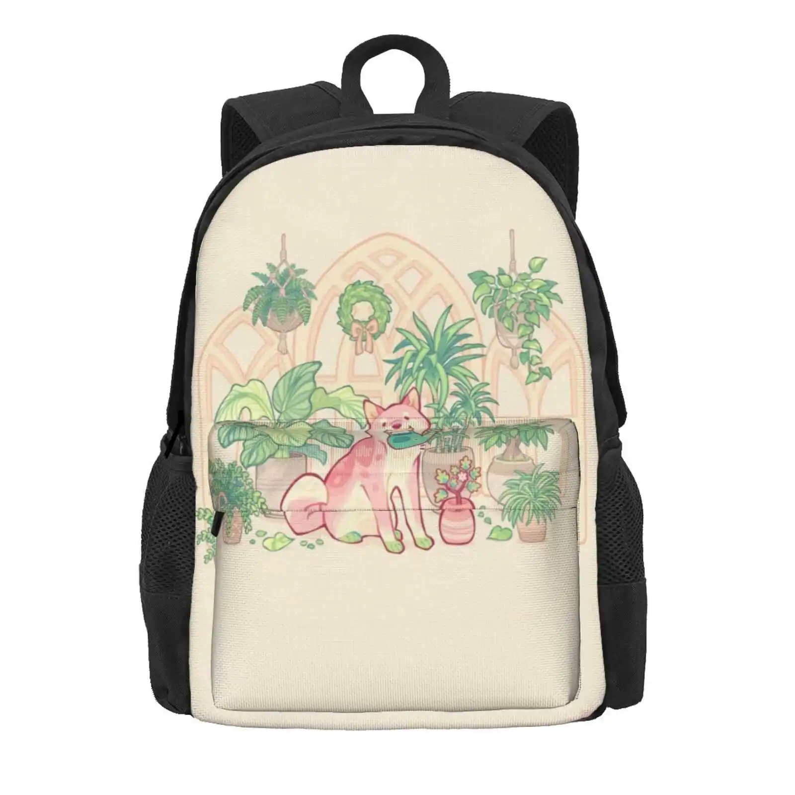 Green Thumb Shibakura Hot Sale Schoolbag Backpack Fashion Bags Shibakura Pink Green Cottagecore Plant Mom Plant Dad Dog Cute