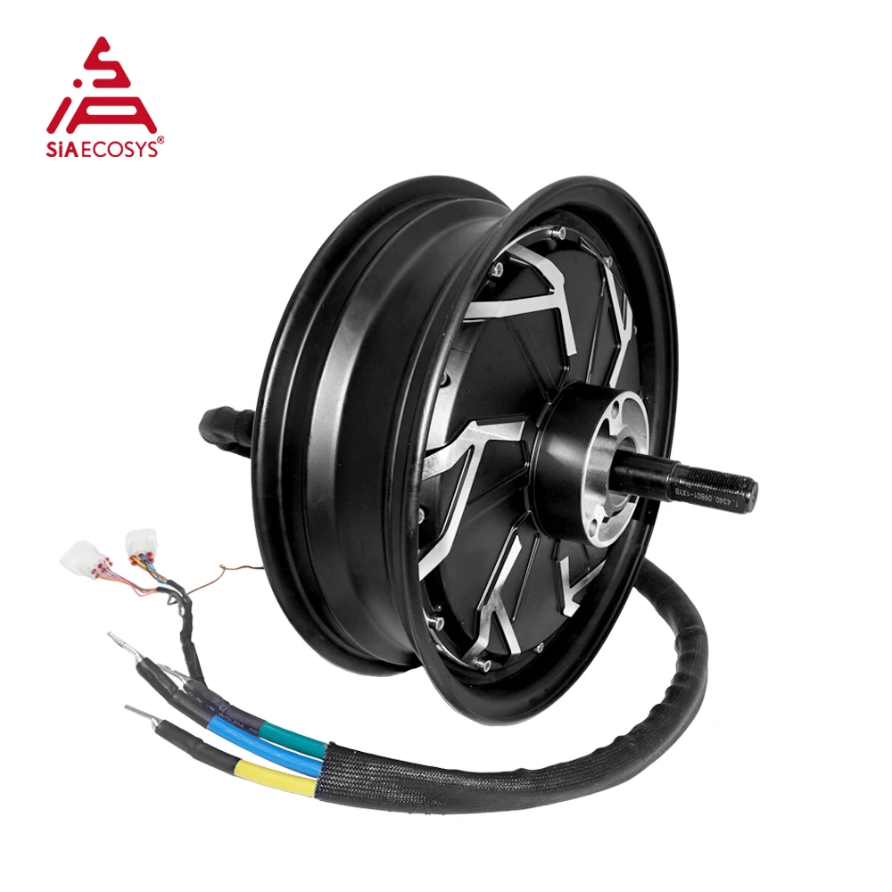 QSMOTOR 12*3.5inch 260 10KW V4 E-Scooter Motor High Speed 125kph Kits with EM550 Liquid Cooled Controller