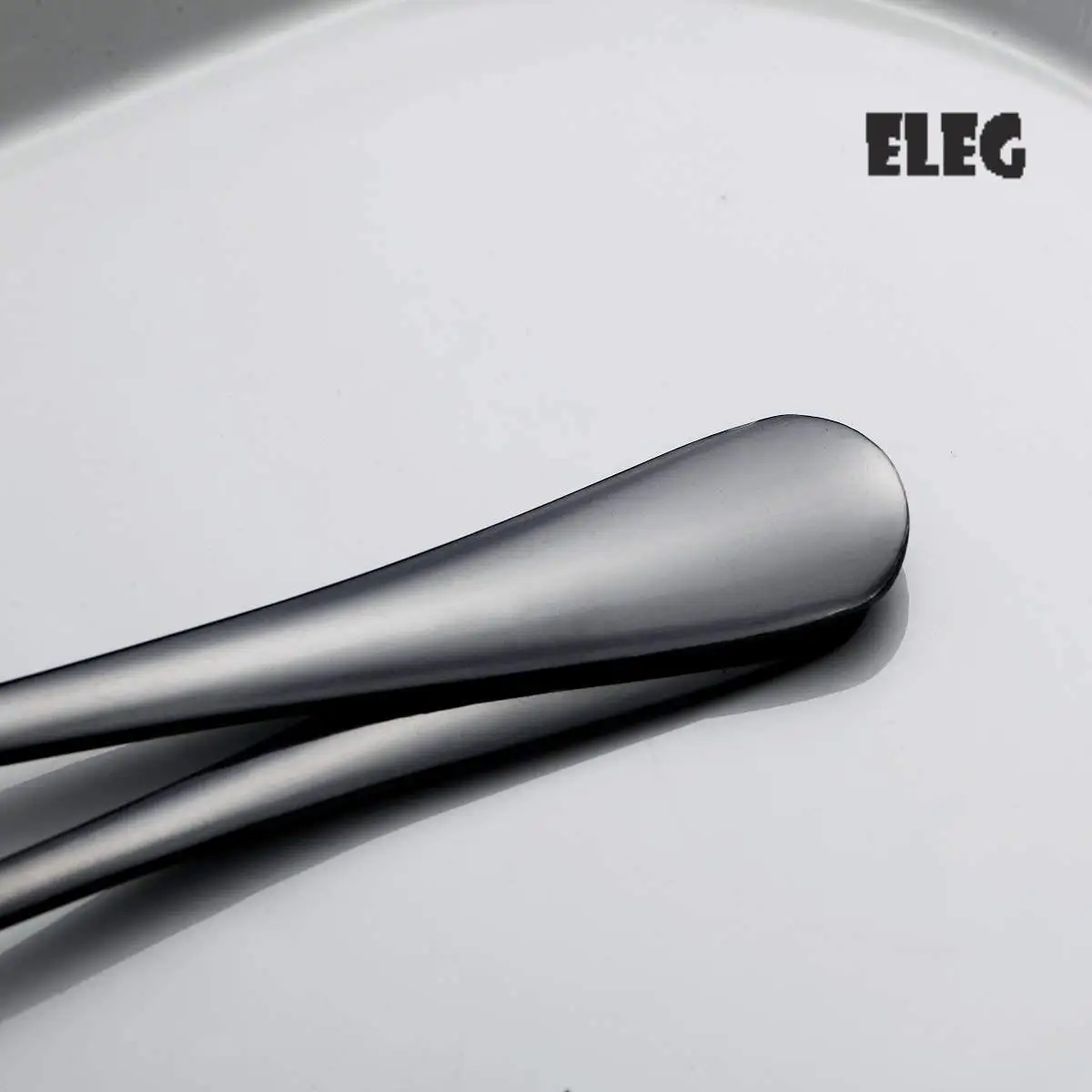 

ELEG-6-Piece Serving Flatware Silverware Set, Serving Utensil Set,Include Cake Server, Slotted Serving Spoon