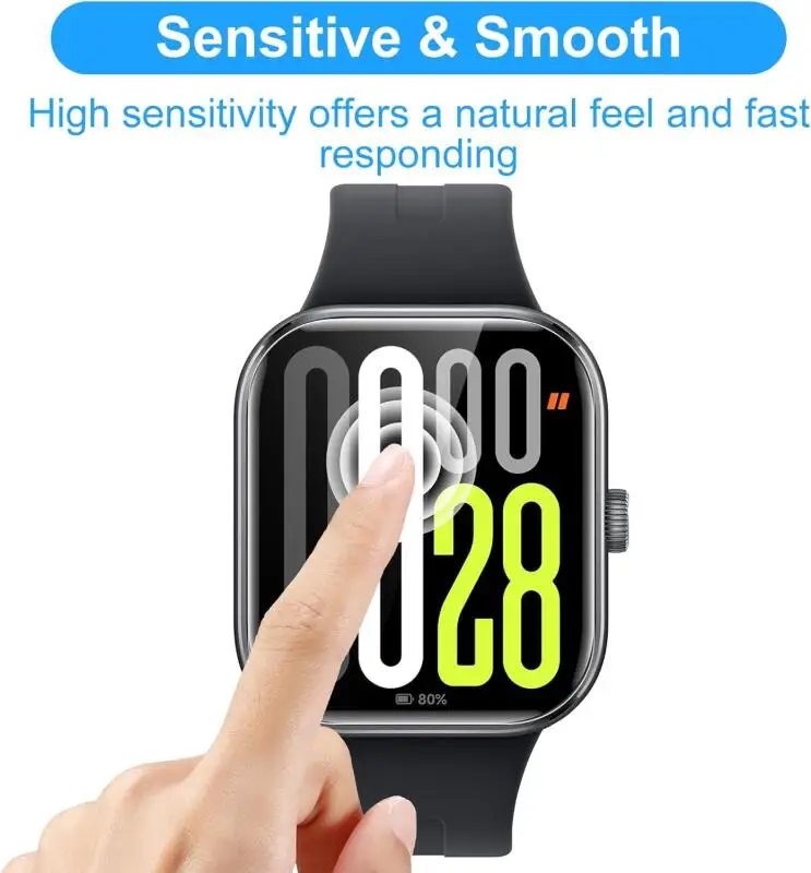 1-5PCS Hydrogel-Schutzfolie für Redmi Watch 6, klare weiche TPU-Schutzfolien, Displayschutzfolie für Xiaomi Redmi Watch 4 5 6 – Detail 3