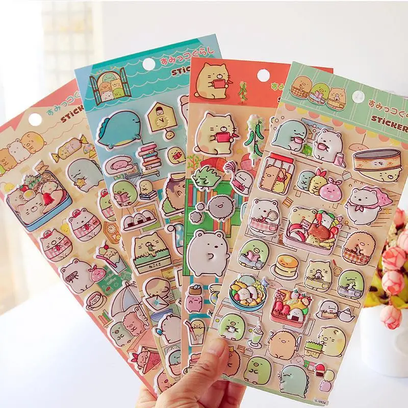 

Japanese Style Sumikkogurashi Cute 3D Bubble Sticker Sponge Stickers Collection Scrapbooking Diy Stationery Stickers Gifts