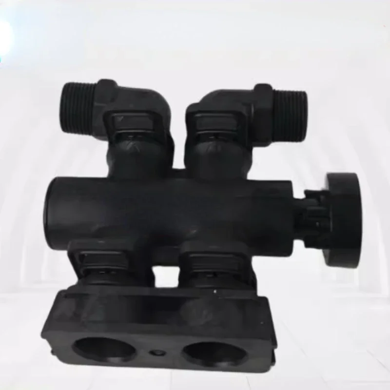 Threaded Plastic Bypass Valve 1 inch 5600 5000 for Water Filter and Water Softener Control Valve Mixing Valve Fitting Black