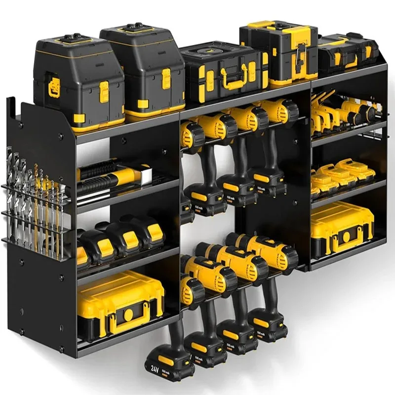 Support pour outils électriques, étagère murale multifonctionnelle pour outils de Garage lourds, cadre de rangement pour tournevis, meuleuse d'angle, support de rangement