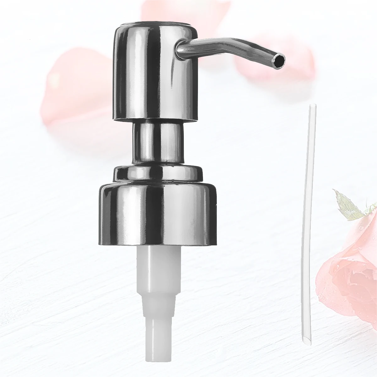 

Stainless Steel Lotion Dispenser Pump Travel Bottle Replacement Soap Long Lasting Gifts Reusable Home Daily Use