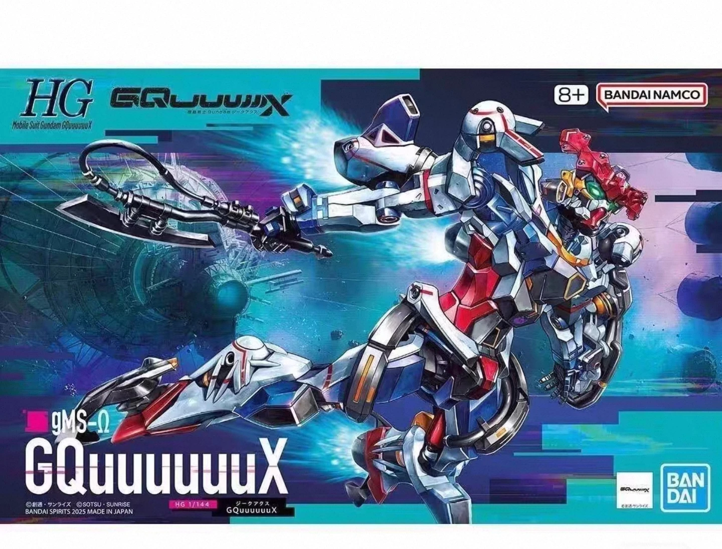 Op voorraad: Bandai Gundam modelbouwset HG 1/144 gMS-κ GFreD GQ Anime actiefiguur, te assembleren Gunpla gMS-α Red Gundam GQuuuuuuX Mobile Suit.