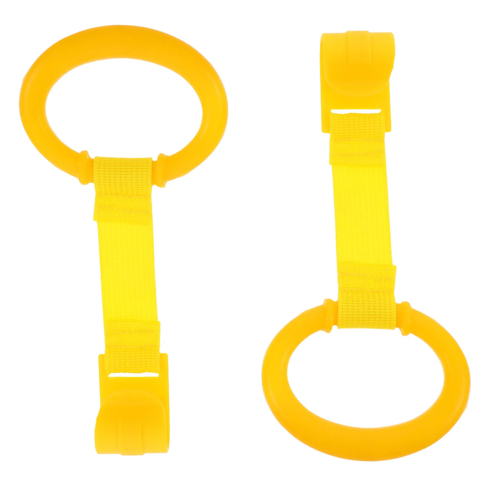 2Pcs Baby Playpen Standing Rings for Infants Toddlers Learning to Grip Exercise Support Crib Assistant Pull Rings