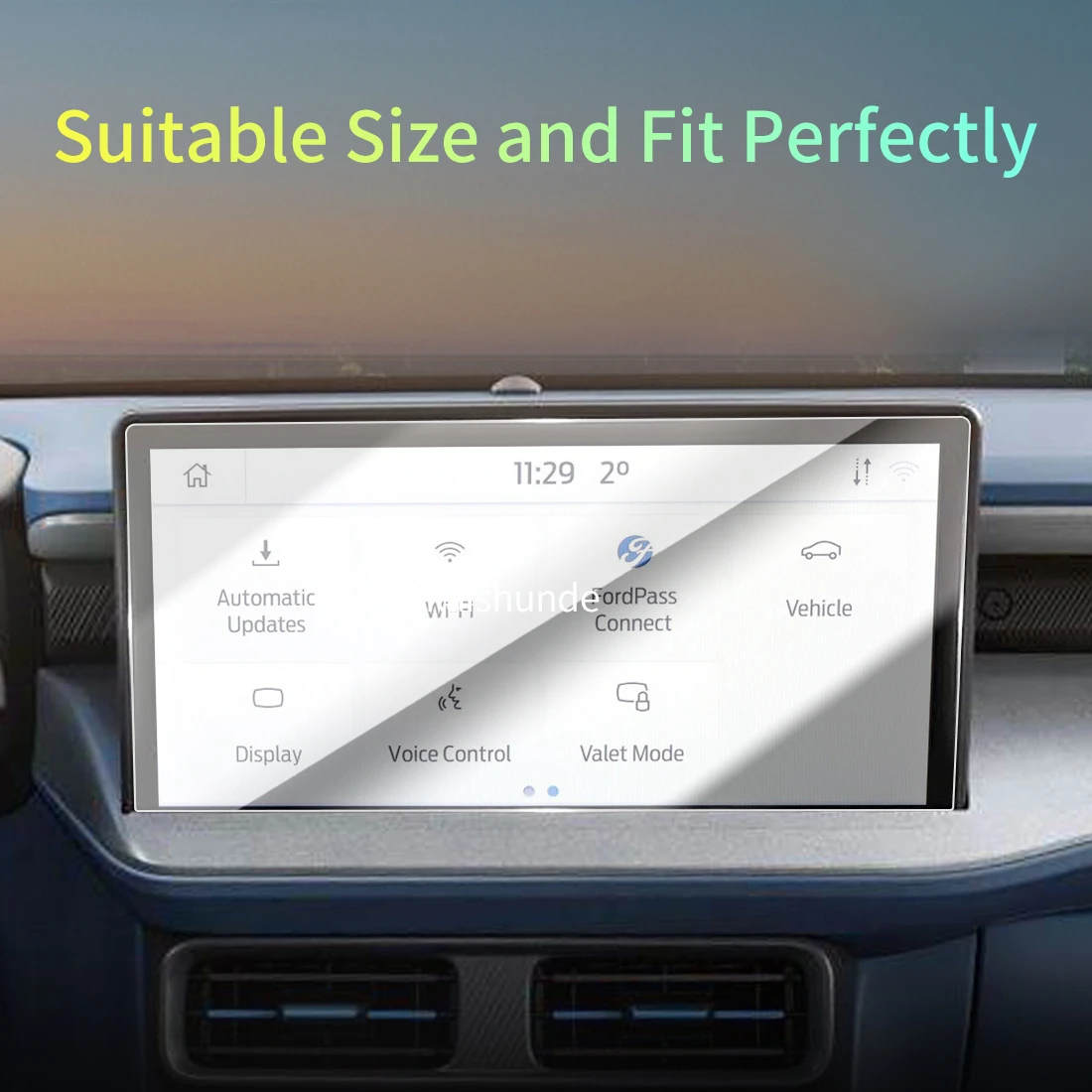 Car Stickers Meters Protector For 26 Ford Maverick Tempered Glass Protective Film Display Navigation Vehicle