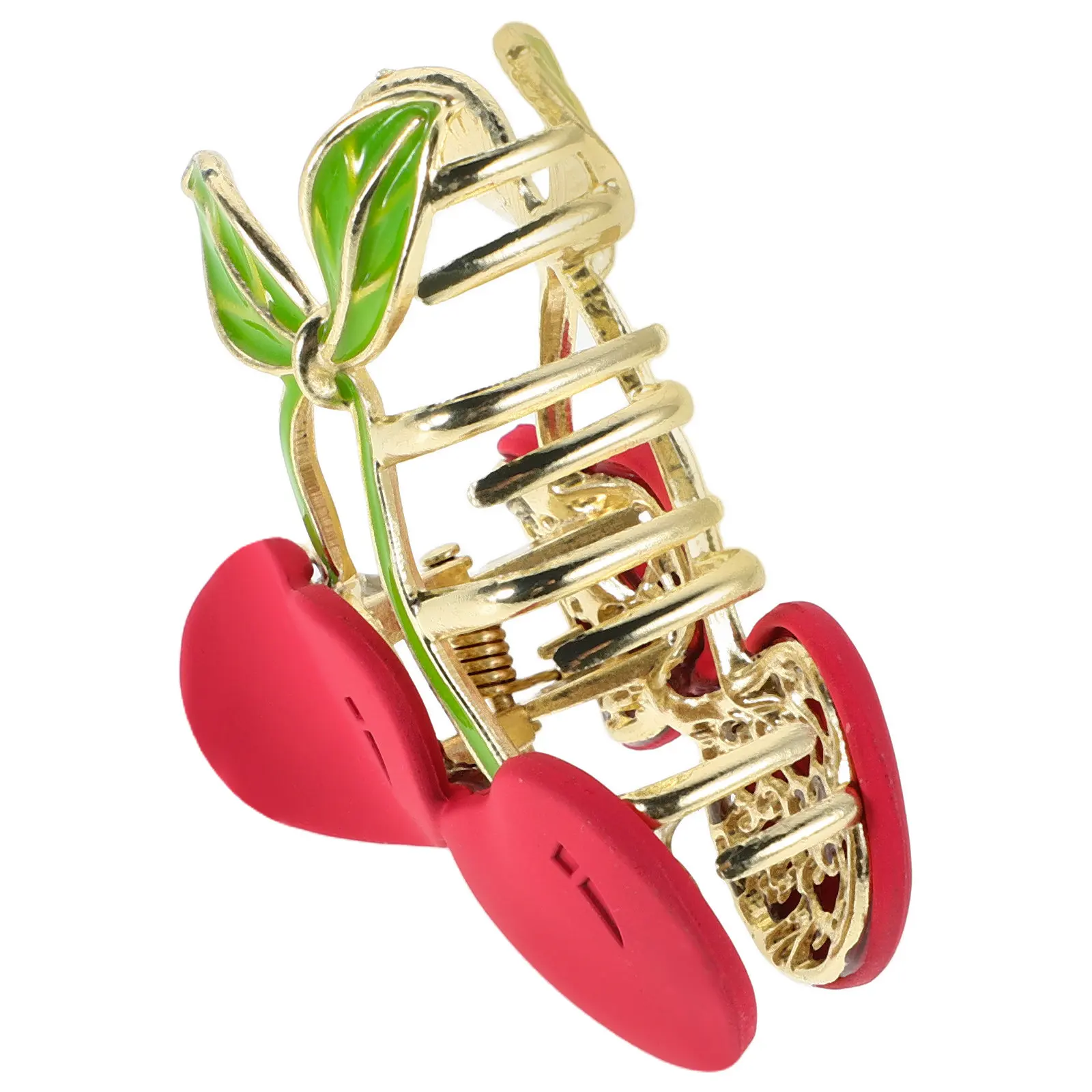 

Cherry Shape Hair Claw Clip Cute Fruit Hair Clips for Stylish High Ponytail Bun Hairstyles Women Girls Novelty Claw Clips