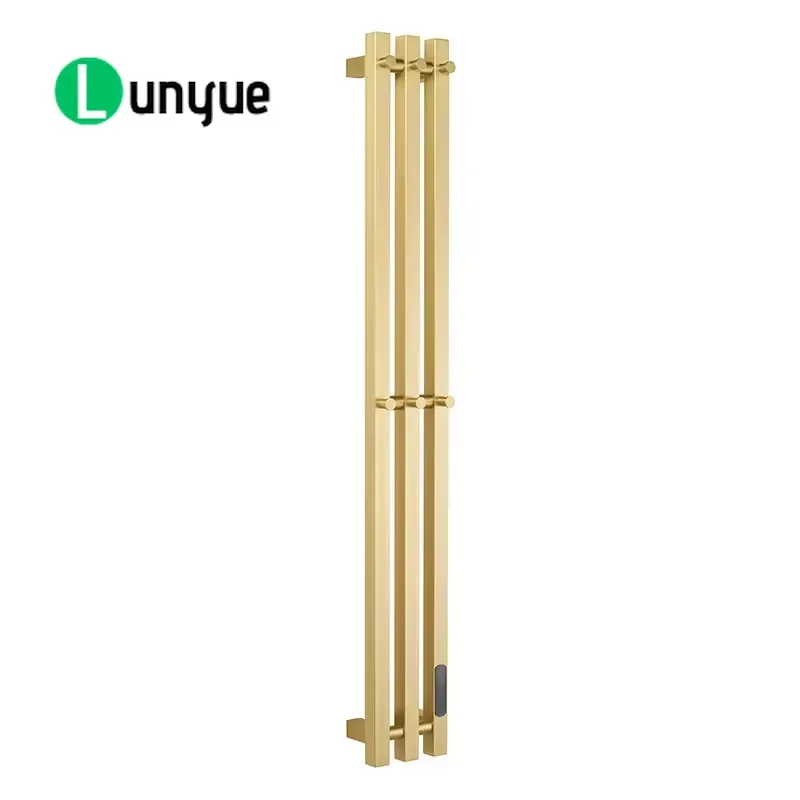Russian Certified Vertical Extended Constant Temperature Electric Towel Rack 3 Stainless Steel Carbon Fiber Heating Rail for
