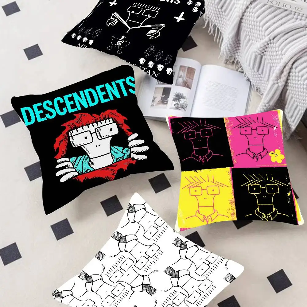 Rock Punk Bands Album Double-sided Printed pillow cover Short plush Suitable living rooms bedrooms sofas throw cushion cover