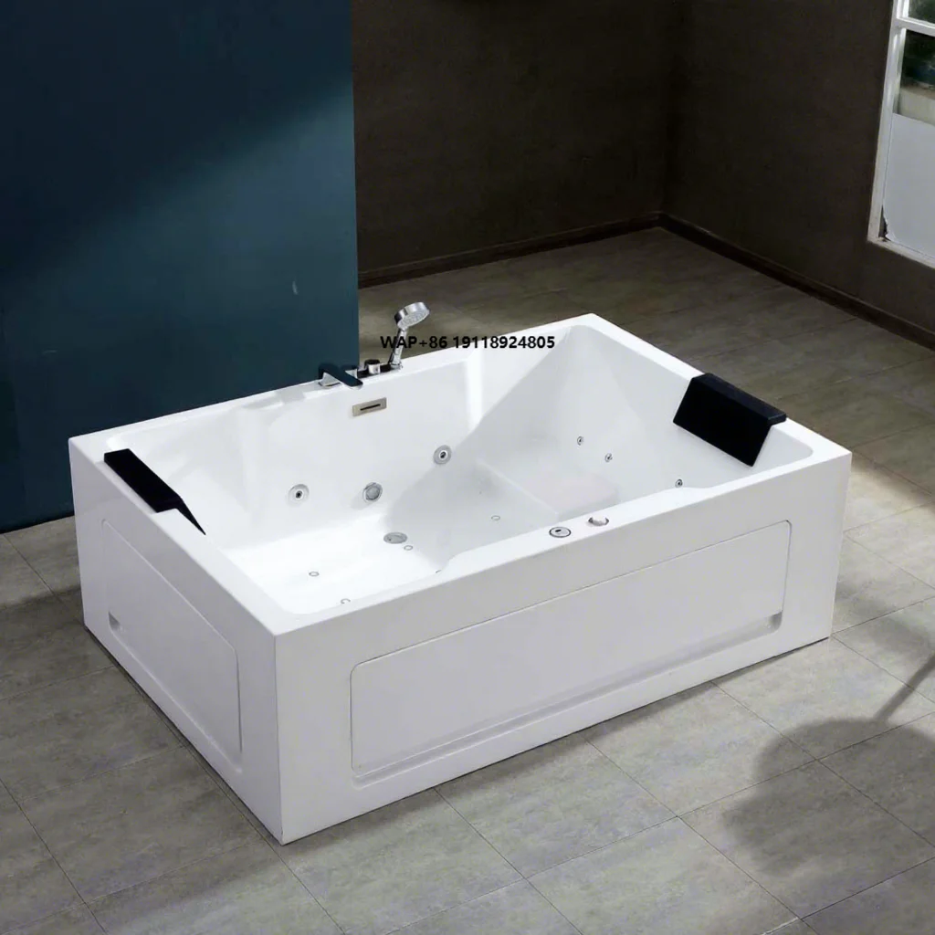 Gurgle Acrylic Massage Bathtub Freestanding Modern Style  Independent Design Durable Premium Bath Tub for Bathroom Use