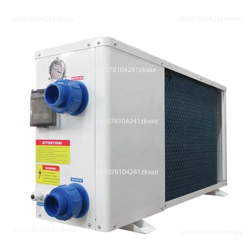 Swimming Pool Titanium Heat Exchanger High Efficiency on/off Galvanized Steel Shell Air Source Heat Pump Heater Chiller Villa