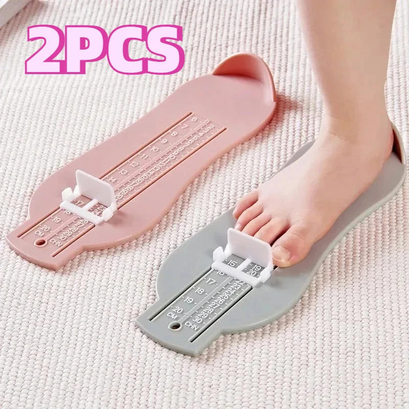 

2PCS Baby Foot Ruler Kids Toddler Foot Measure Gauge Shoes Size Measuring Ruler for All Sizes Infant Kid US Standard Shoe Size