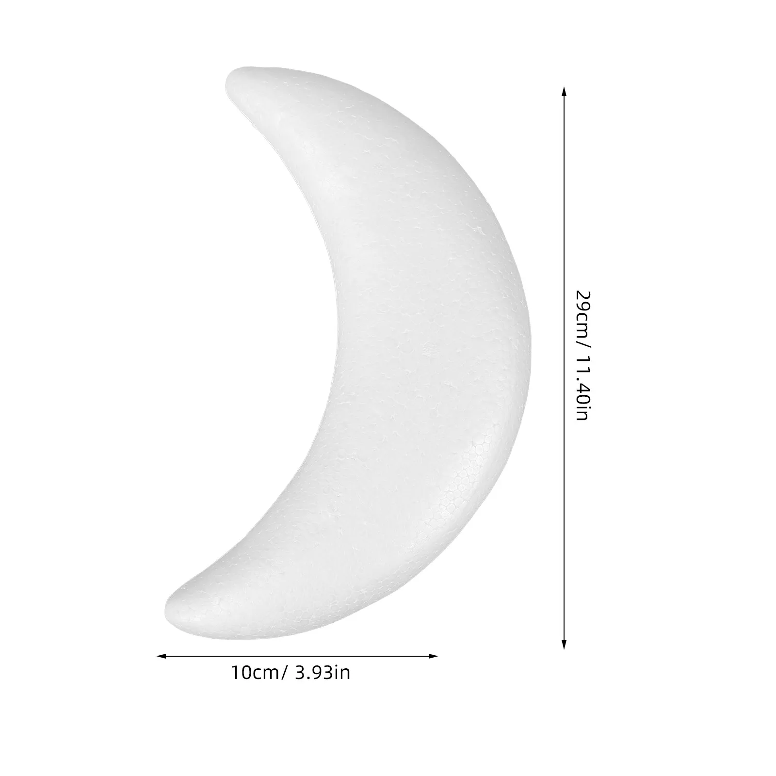 30Cm Foam Moon Ball Polystyrene Half Moon Crafts Kids DIY Painting Christmas Decor Handcraft Kindergarten Activities view 5