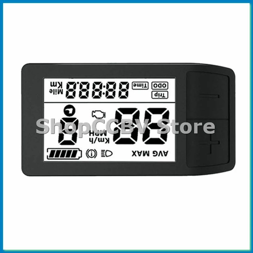 

Electric Bike 500S Display Speed Indicator for BBS01 BBS02 Mid Drive Motor Bicycle Ebike UART Meter-ABLL