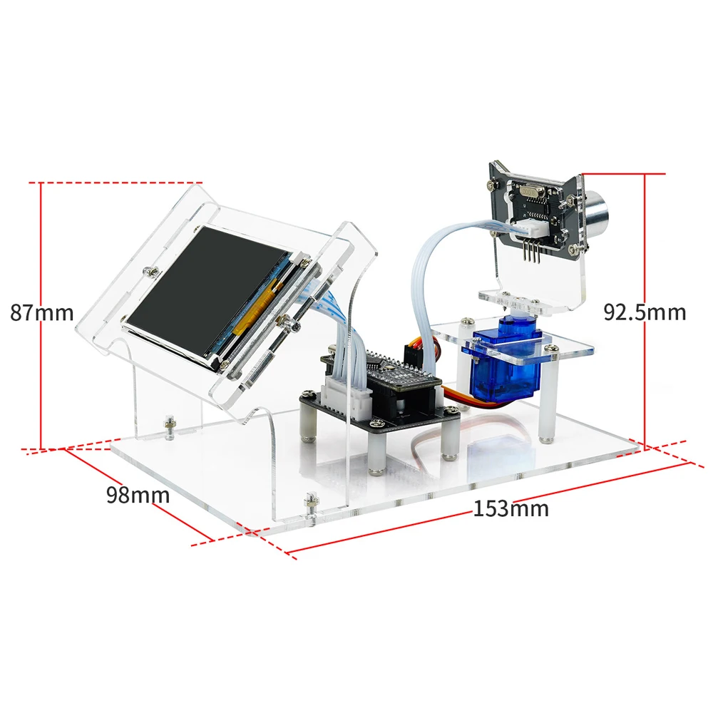 DIY Welding Electronic Parts Analog Ultrasonic Radar Scanner Detector Kit Student Programming Training Soldering Practice Module