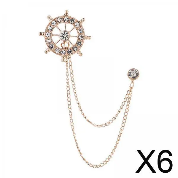 

Цепочка с кисточкой, роскошная булавка из сплава с лацканами, ювелирный аксессуар для вечеринки, выпускного костюма, свадебное украшение