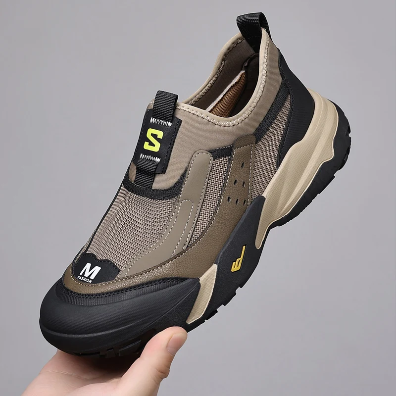 

Лидер продаж 2025, кроссовки, мужские уличные походные кроссовки, мужская дорожная обувь, мужская противоскользящая обувь для альпинизма, мужская обувь