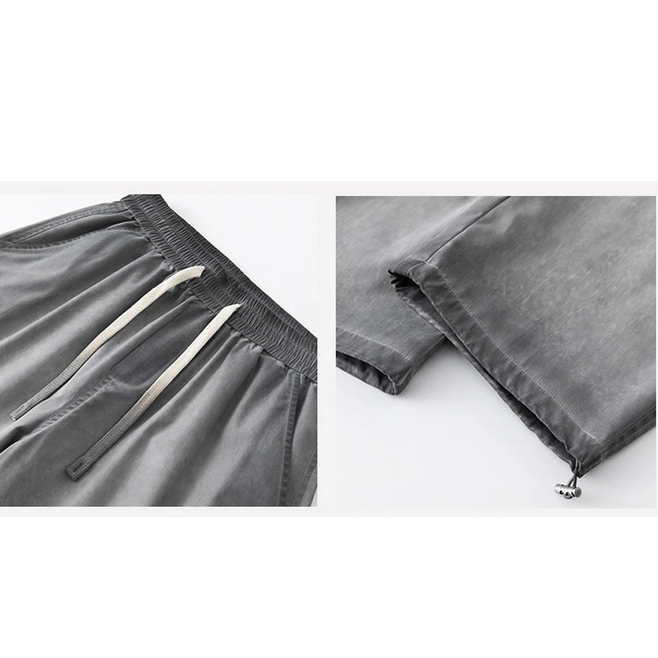 Vintage Cargo Pants Men Plus Size 8XL Straight Pants Fashion Casual Loose Trousers Male Big Size 8XL