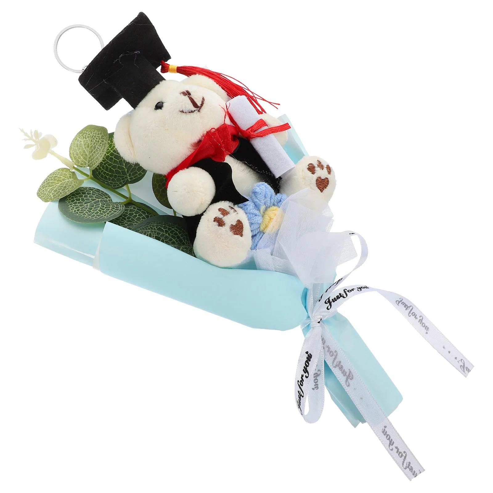 

Bear Bouquet Orange Graduation Floral Arrangements Decor Party Favors Gifts Artificial FlowersFlowers