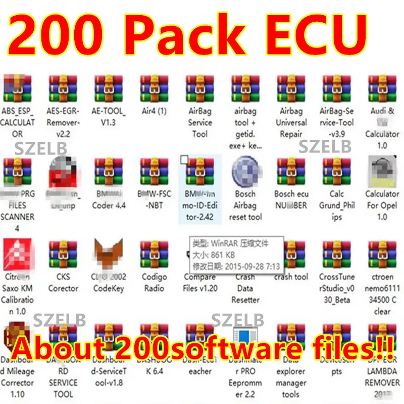 2024 Latest 200 Pack ECU Tuning Software 200 in 1 MEGA Chip Tuning ECU Software Egr Remover Dpf Remover Adblue Remover, etc2024