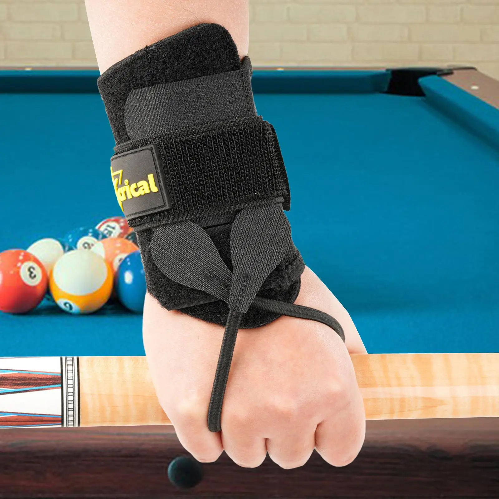 Billiards Glove Wrist Trainer Improve Billiards Skills Portable Snooker Wristband for Outdoor Adults Practice Women Men Training