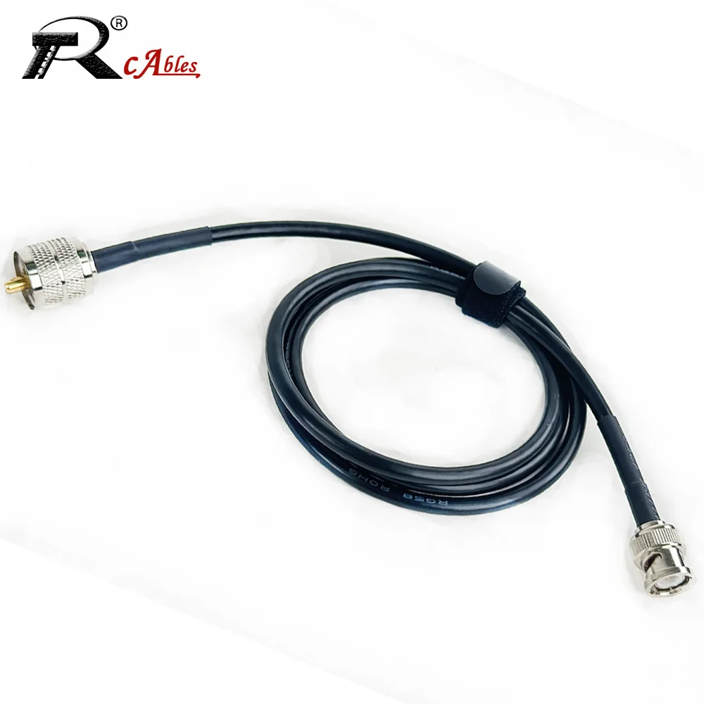 1PC LMR300 Cable BNC Male to BNC PL259 UHF Male Connector 50-5 RF Coaxial Cable N to SMA RF Adapter Cable 50 Ohm Low Loss