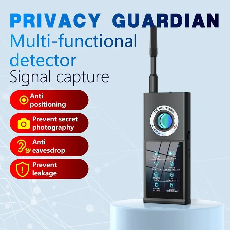 Arrival Portable Smart Multi-function Mini Hidden Camera Anti-spy GSM RF GPS Tracker Touch Screen Signal Detector Scanner Device
