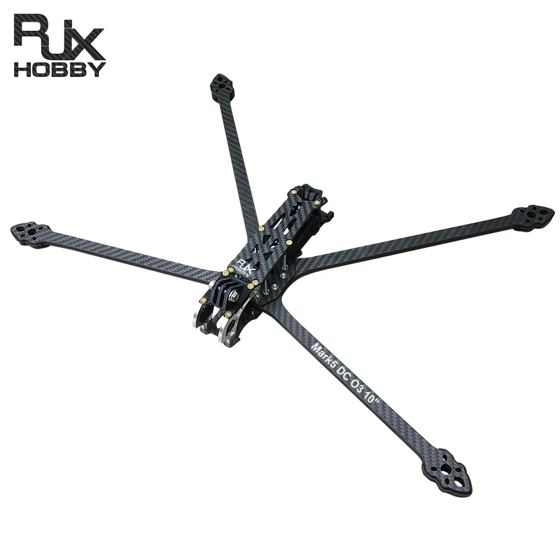 

RJXHOBBY FPV Mark5 DC O3 10inch 466mm Carbon Fiber Twill matte Frame Kit For RC fpv Racing Drone Quadcopter Freestyle DIY parts