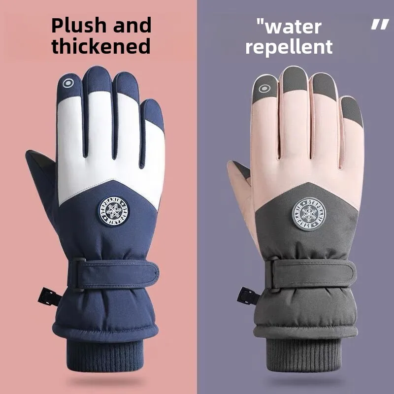 قفازات قطنية عملية سميكة جديدة للرجال والنساء قفازات شتوية من الصوف بشاشة تعمل باللمس قفازات دافئة لكبار السن #3