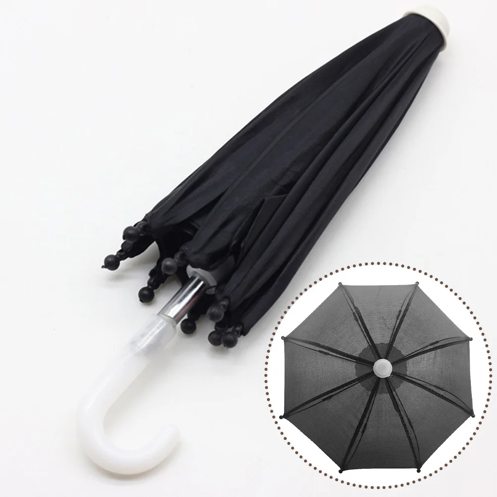 2 stuks Mini Huis Reisparaplu Chique Gekleurde Decoratie Micro Scène Layout Accessoire Miniatuur Regenparaplu Ornament Miniatuur