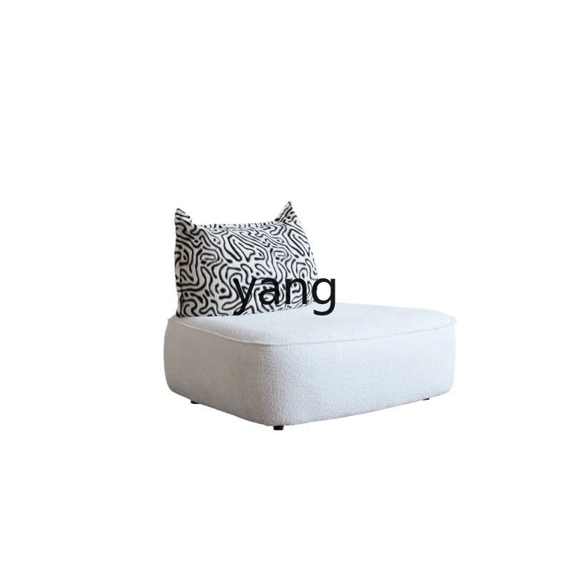 LH  module combination fabric sofa retro simple Italian removable and washable tofu block special-shaped sofa