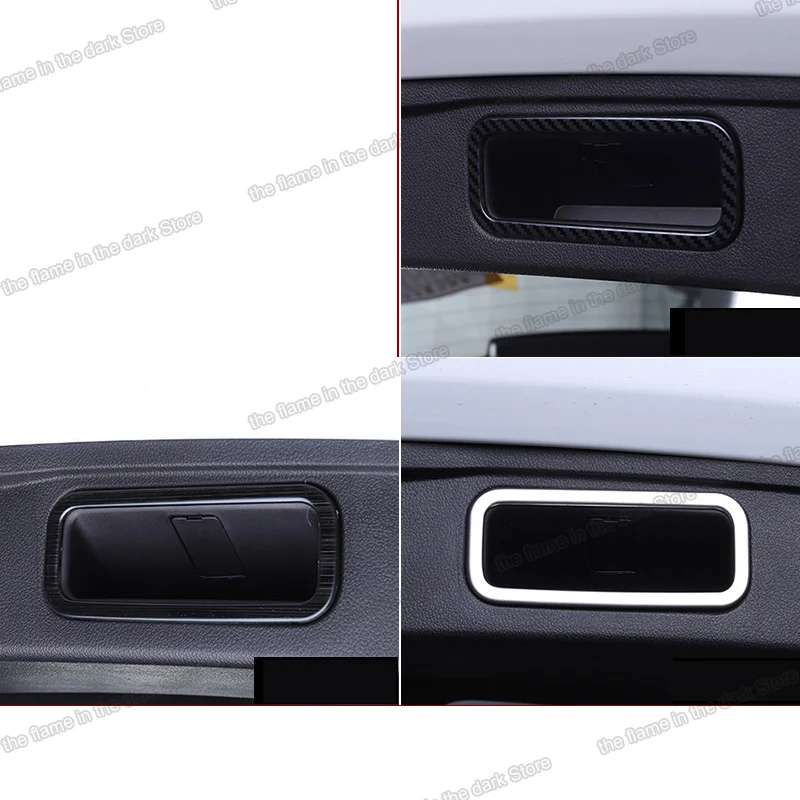 for Haval F7 F7x Car Trunk Handle Frame Decoration Accessories Interior Mouldings Chrome 2019 2020 2021 Auto tail door 2022 2023