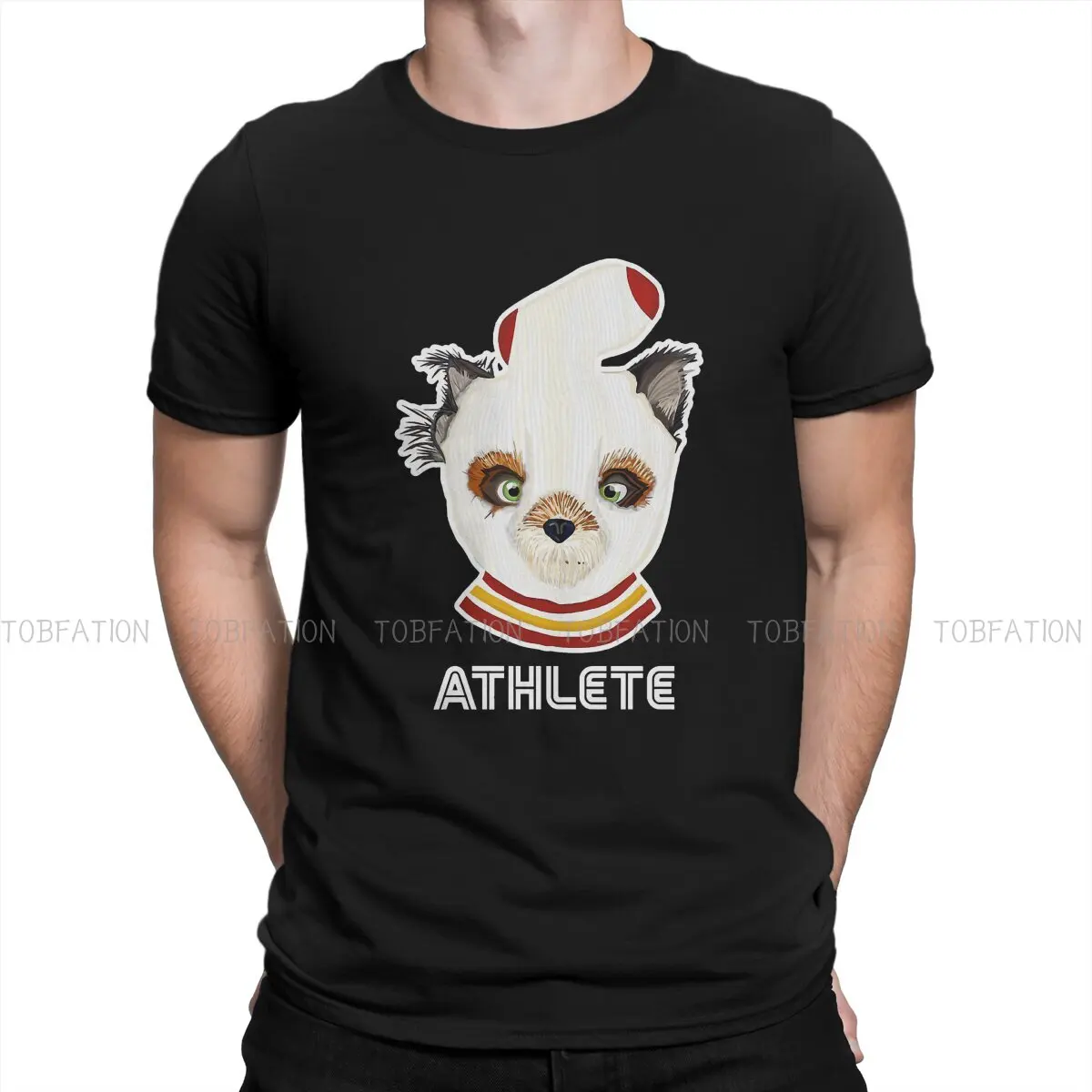 Fantastic Mr Fox ATHLETE T Shirt Graphic Men's Tees Summer Cotton Clothing Harajuku O-Neck TShirt