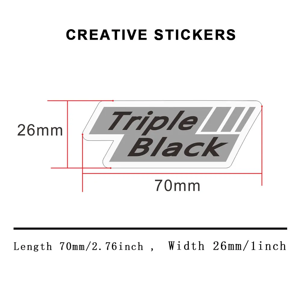 For BMW GS 1250 Triple Black 2021 2022 2023 R1200GS R1250GS GS1200 GS1250 Adventure Accessories Motorcycle Handlebar Stickers