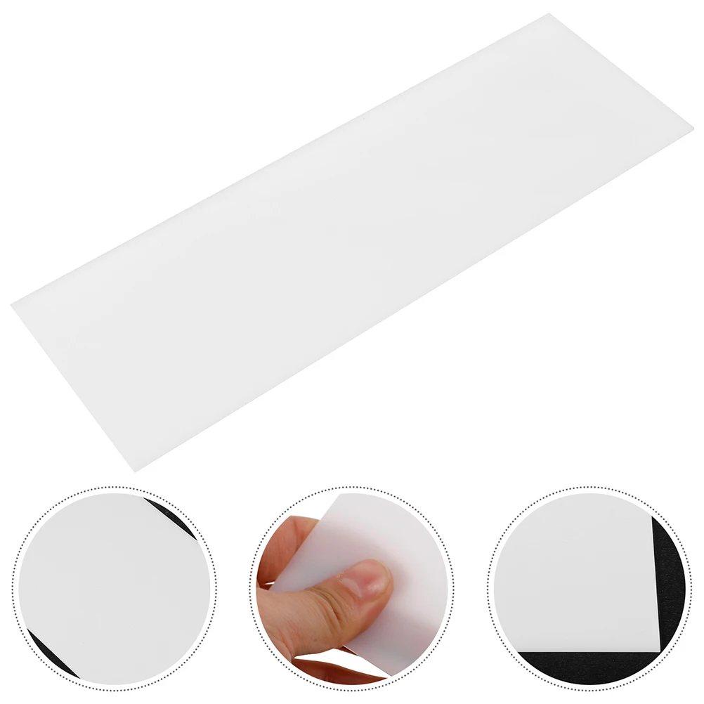 Acrylic Light Diffuser Sheet 200x400x1mm Lamp Shade Cover Plate Pendant Ceiling Lighting Accessories Soft Non Glare
