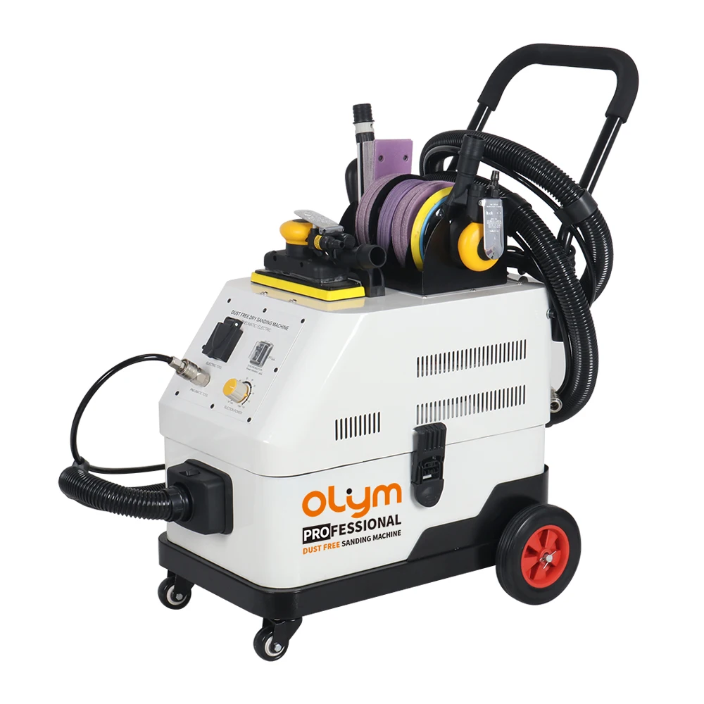 Mobile dust collector central vacuum dust extractor machine for car sanding