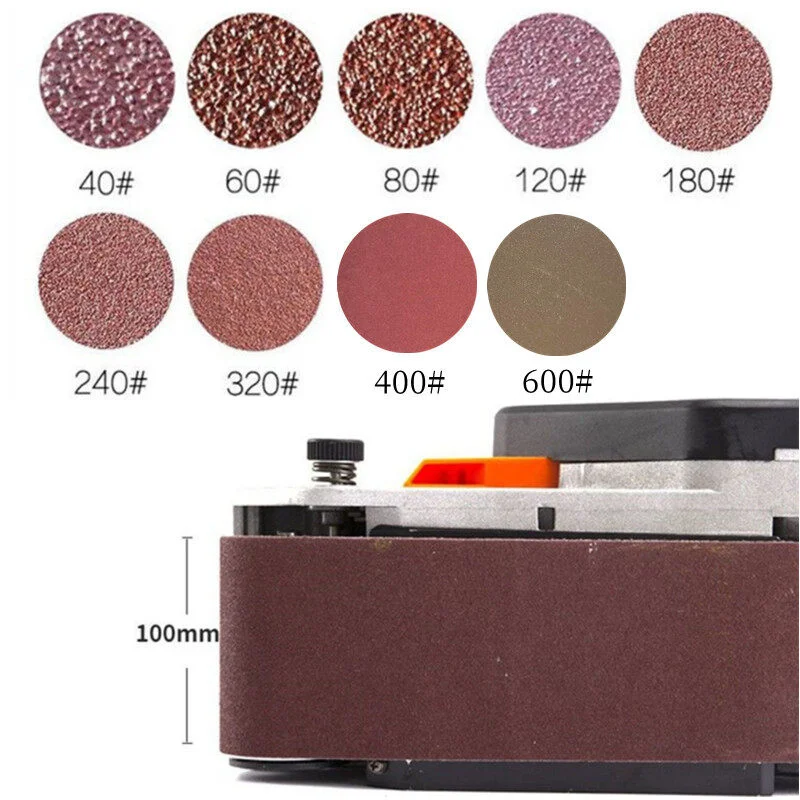 5Pcs 915*100mm Sanding Belts P40 - P1000 Abrasive Sanding Screen Band for Wood Soft Metal Grinding Polishing Sand Belt Machine - view 3