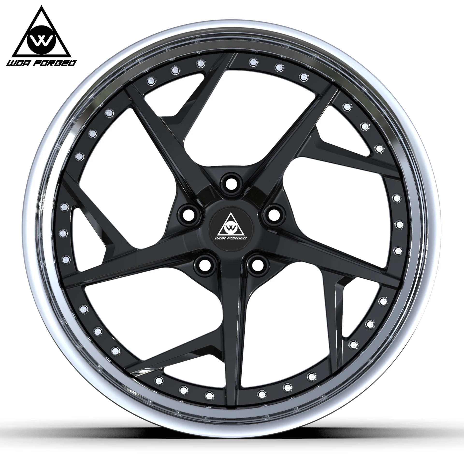 

High end customized wheel hub, 5x114.3 Custom Forged Rim, 6061 aluminum alloy durable passenger car wheel hub auto parts